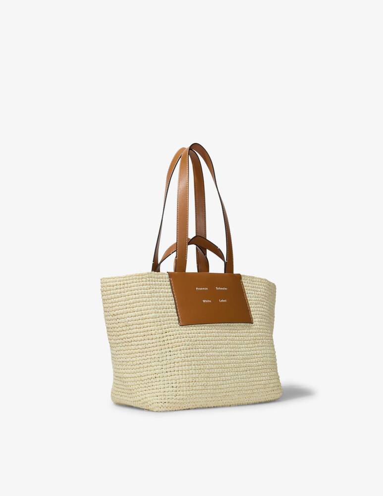 rinascente Proenza Schouler White Label Morris XL raffia tote bag