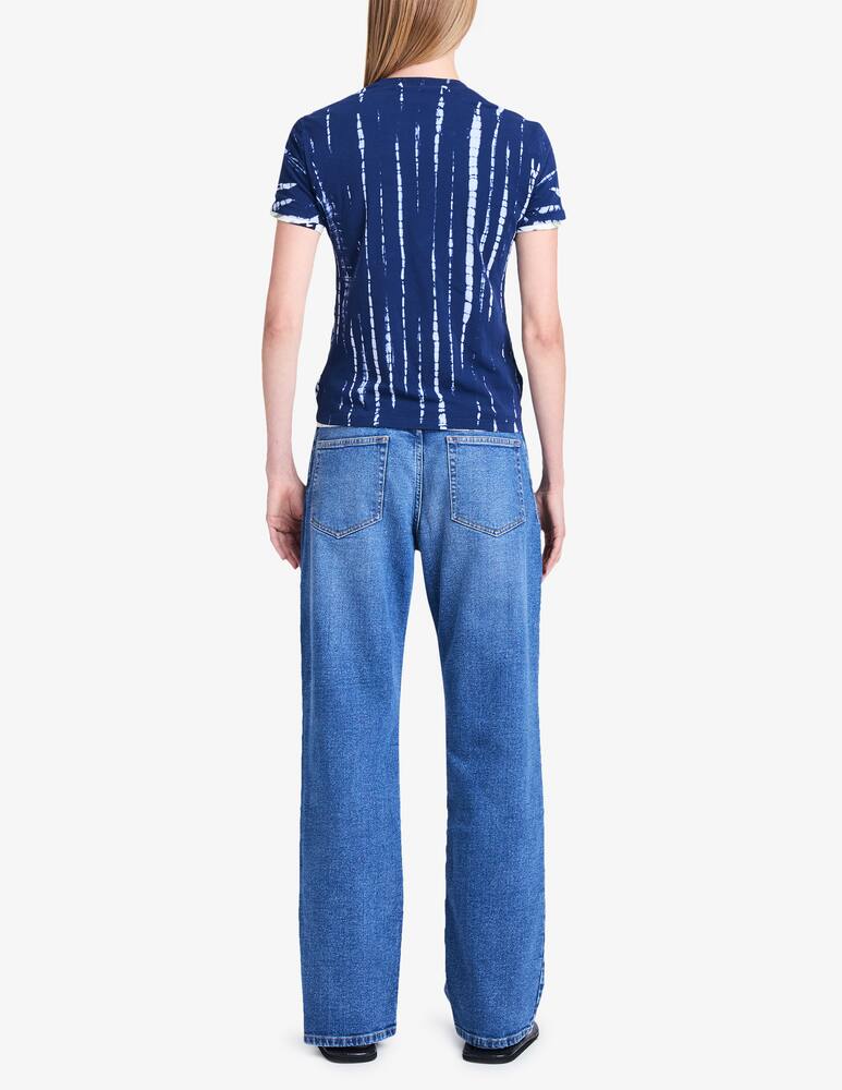 rinascente Proenza Schouler White Label Finley t-shirt in stripe tie dye