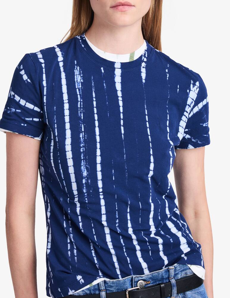 rinascente Proenza Schouler White Label Finley t-shirt in stripe tie dye