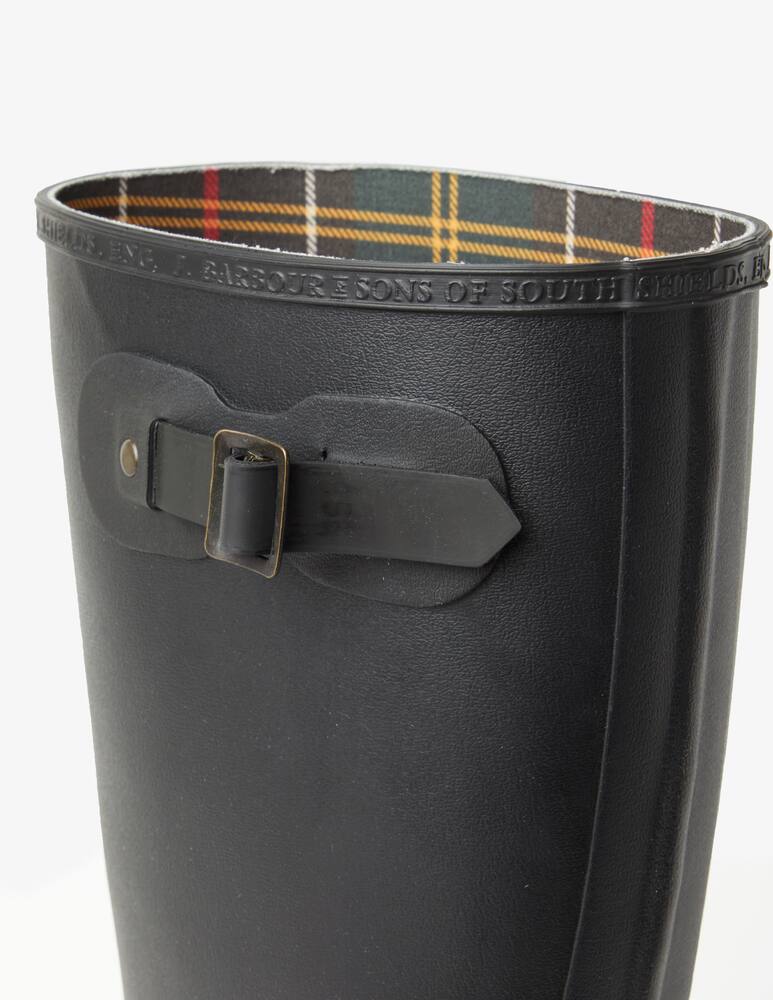 rinascente Barbour Textile check rubber boot  - Black
