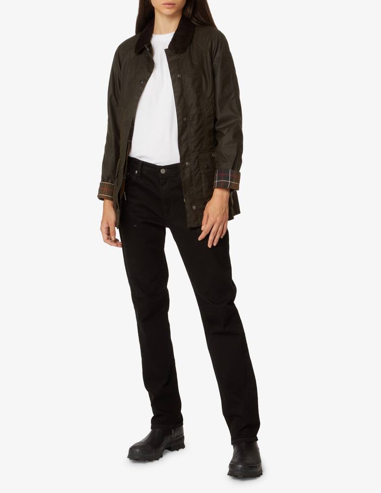 rinascente Barbour Beadnell waxed cotton jacket - Olive