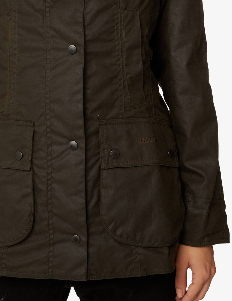 rinascente Barbour Beadnell waxed cotton jacket - Olive