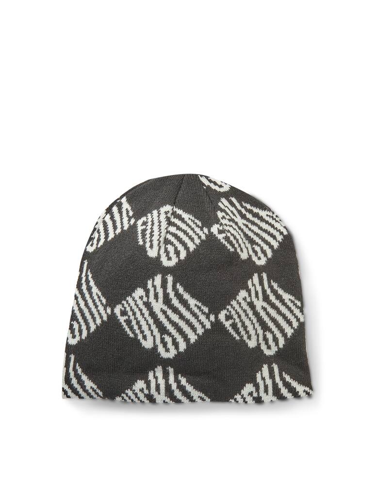 rinascente Huf Fuck it jacquard beanie - black