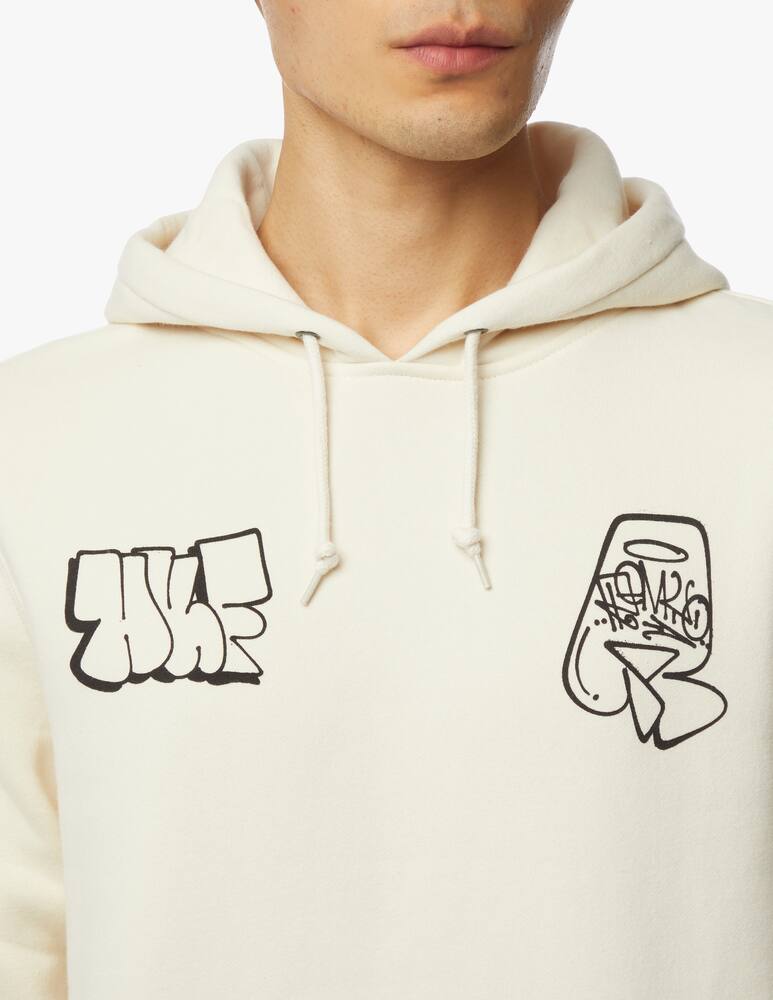 rinascente Huf Remio writer dog hoodie - white