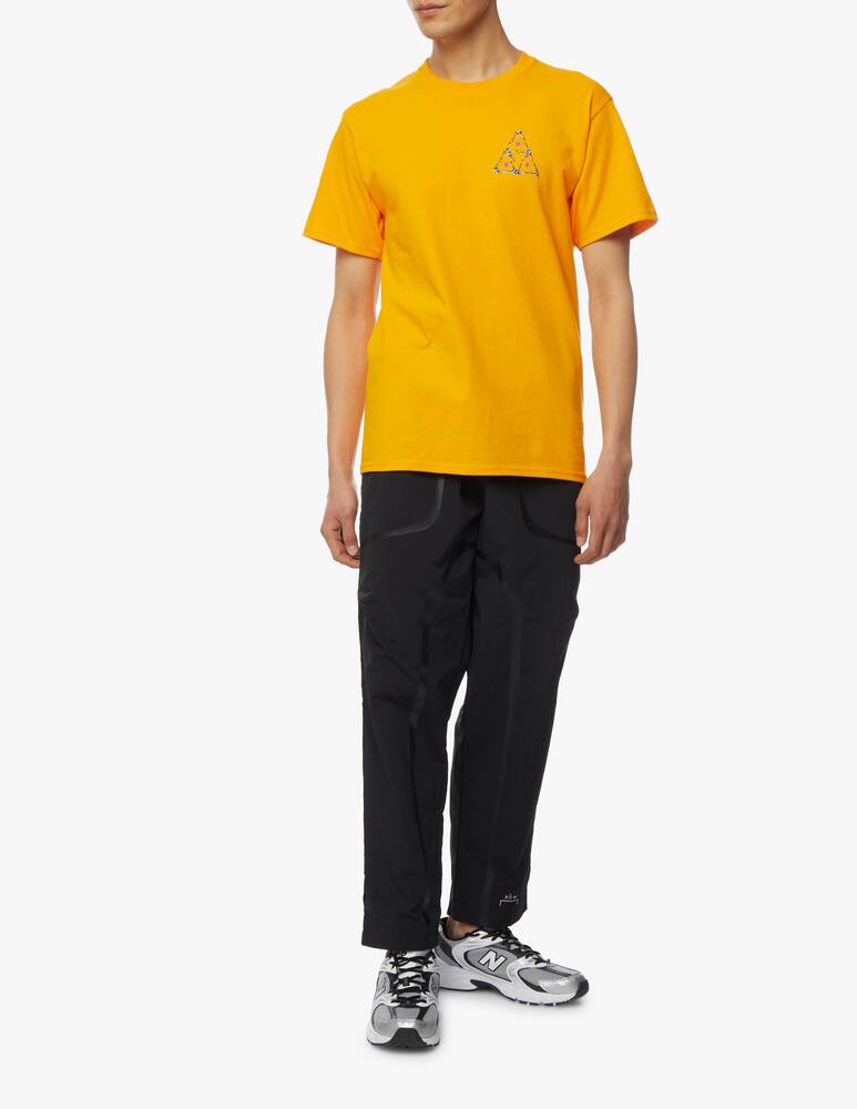 rinascente Huf T-shirt logo broken bones - yellow