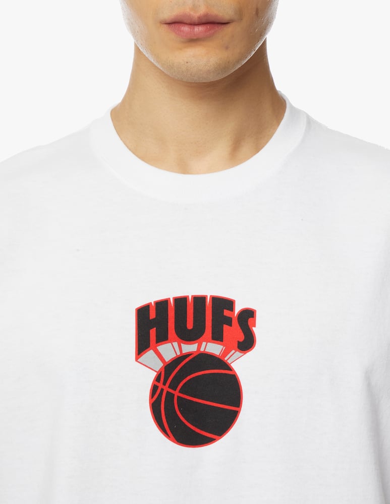 rinascente Huf T-shirt eastern basketball - white