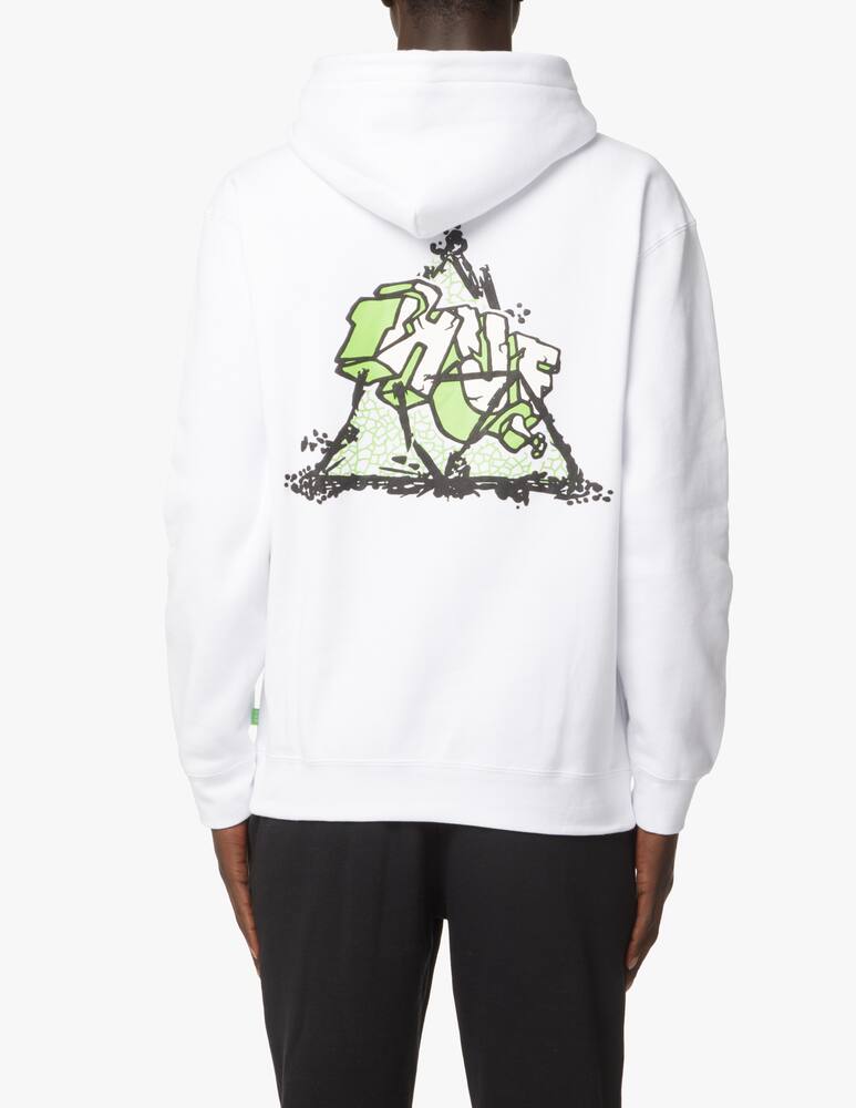 rinascente Huf Felpa con cappuccio quake logo huf petto - bianco