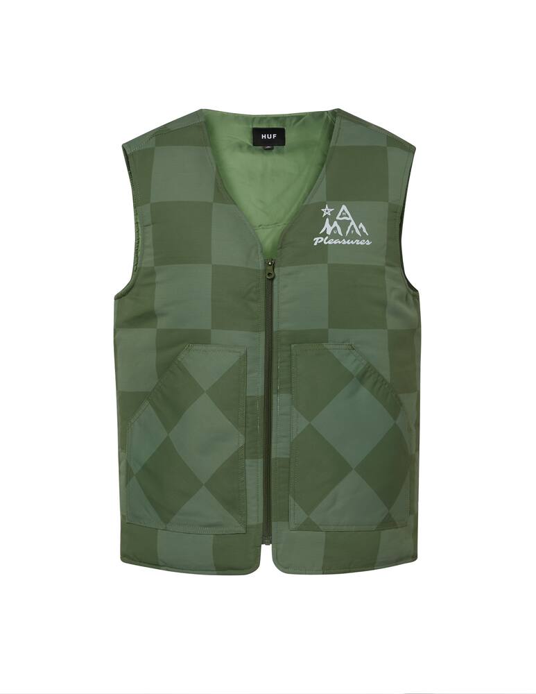 Huf Smanicato in nylon a quadri midland huf x pleasures - Verde - immagine 5 Huf Smanicato in nylon a quadri midland huf x pleasures - Verde - immagine 5