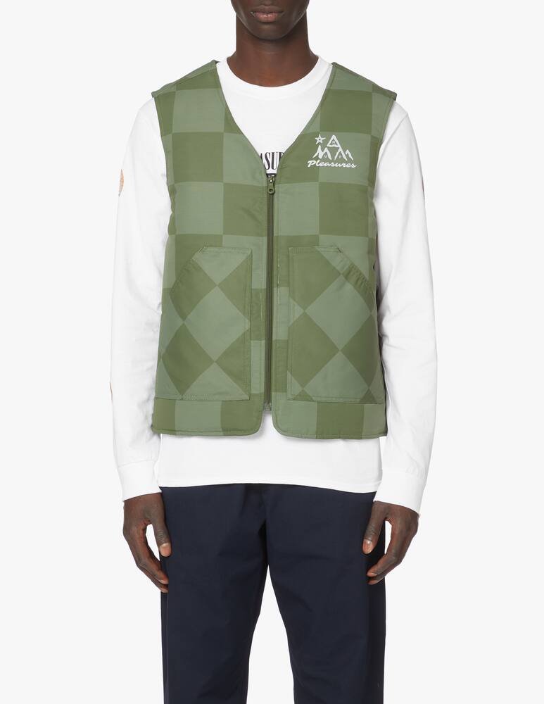 Huf Smanicato in nylon a quadri midland huf x pleasures - Verde - immagine 1 Huf Smanicato in nylon a quadri midland huf x pleasures - Verde - immagine 1