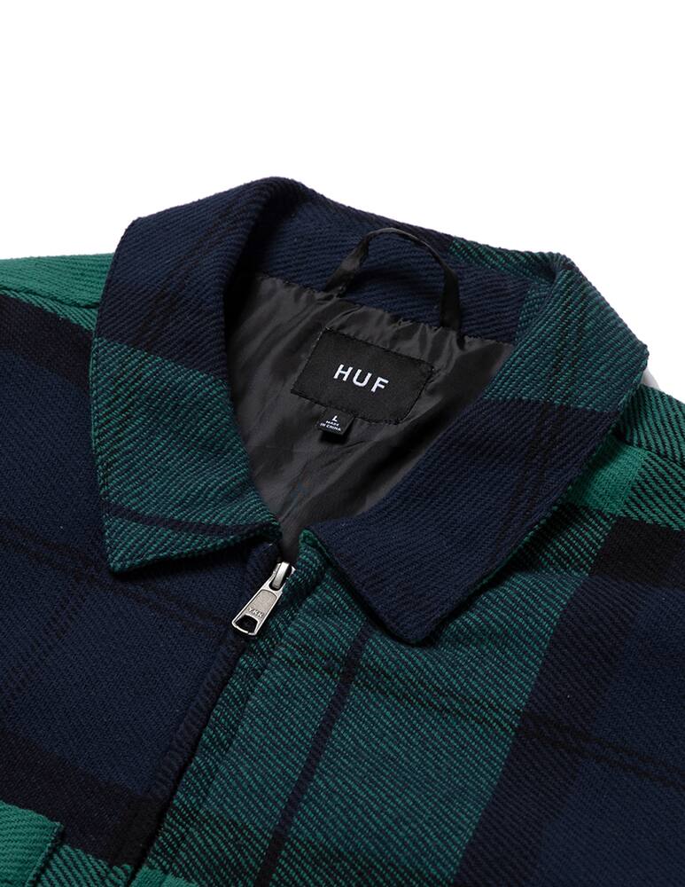 rinascente Huf Huf x pleasures overshirt flannel blackwatch - Multicolor