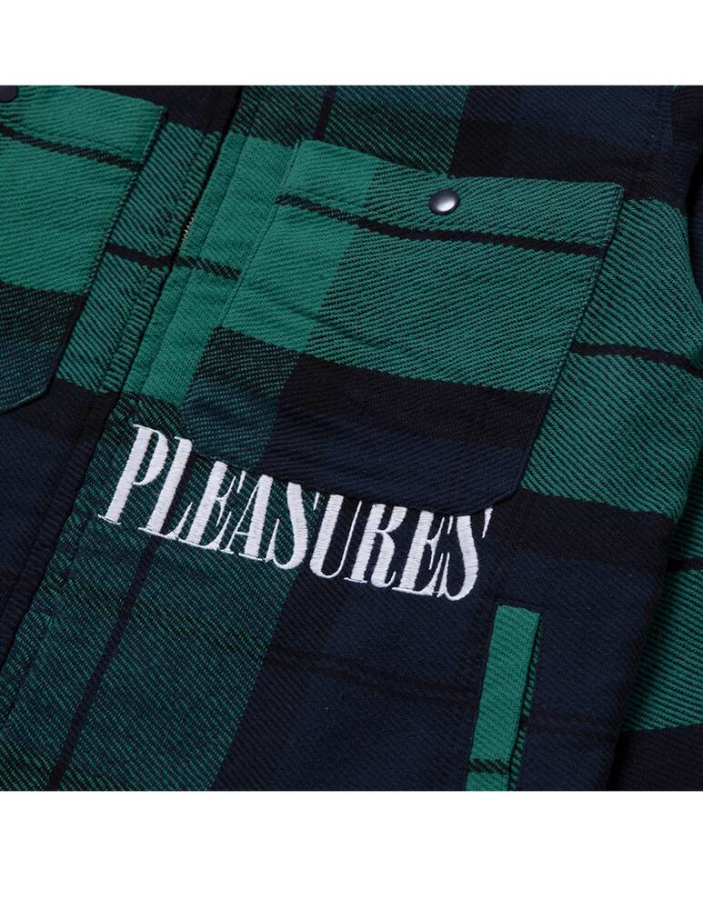 rinascente Huf Huf x pleasures overshirt flannel blackwatch - Multicolor