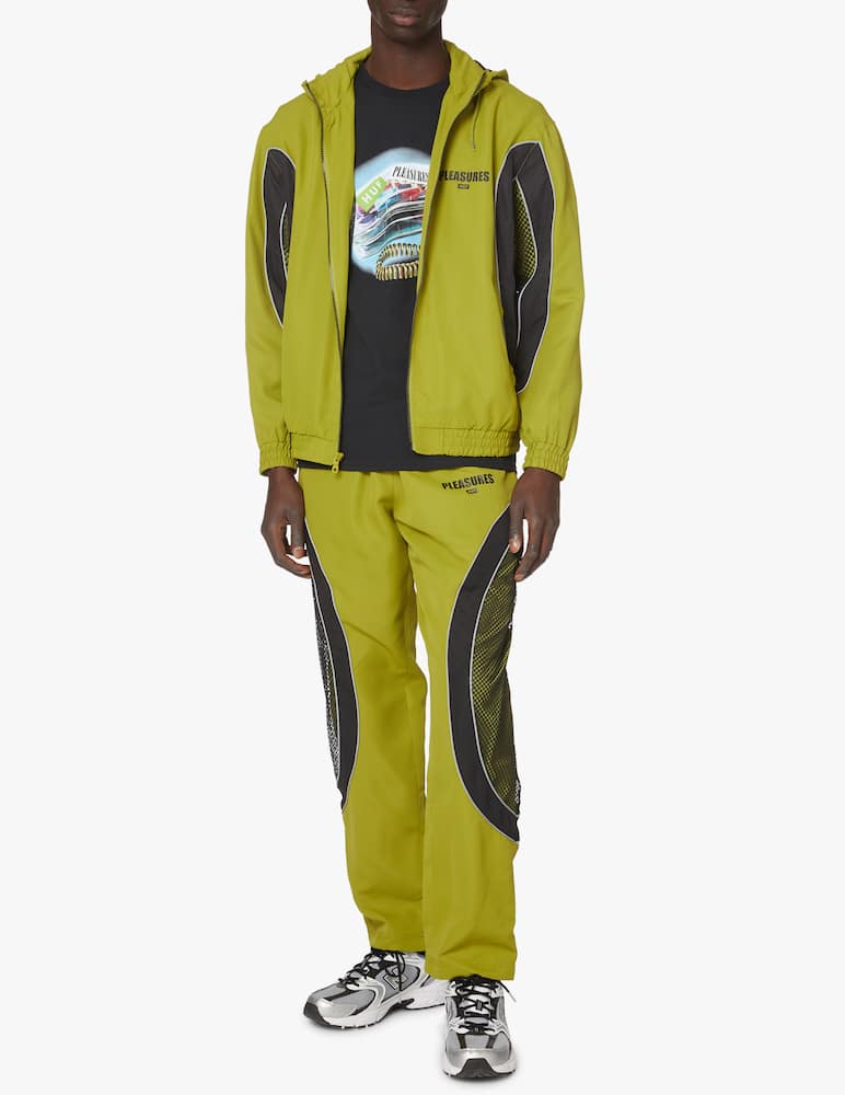 rinascente Huf Huf x pleasures jogger nylon ripstop darton - Verde