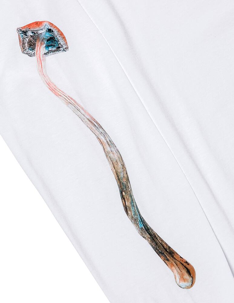 rinascente Huf Huf x pleasures maglietta manica lunga medusa pore - Bianco