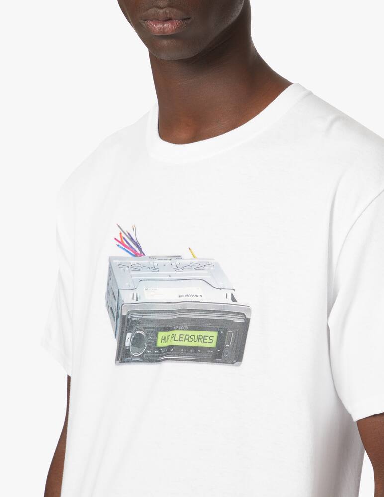 rinascente Huf Huf x pleasures tee auto radio head unit - Bianco
