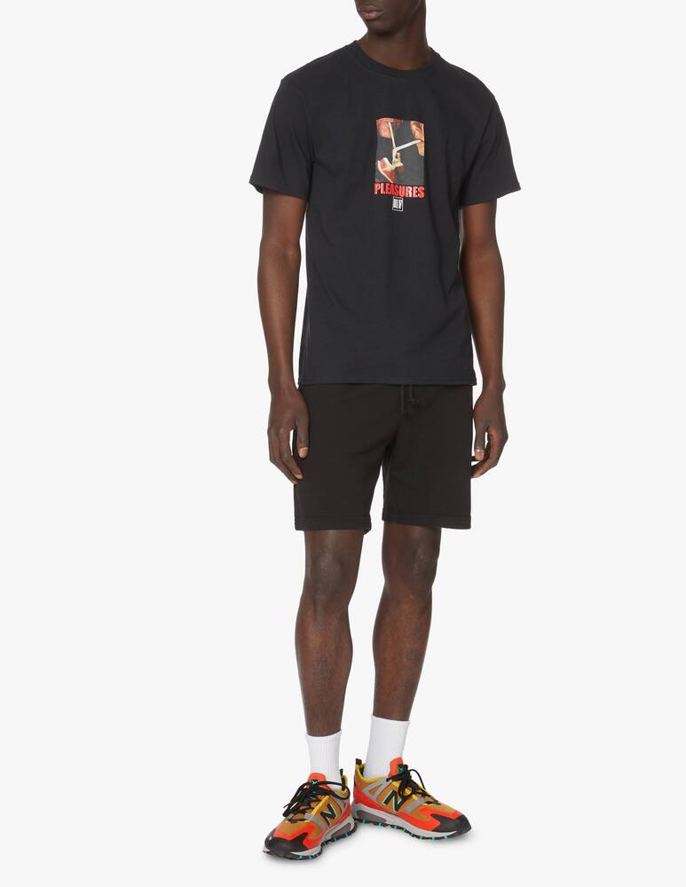 rinascente Huf Huf x pleasures tee smoking together - Nero