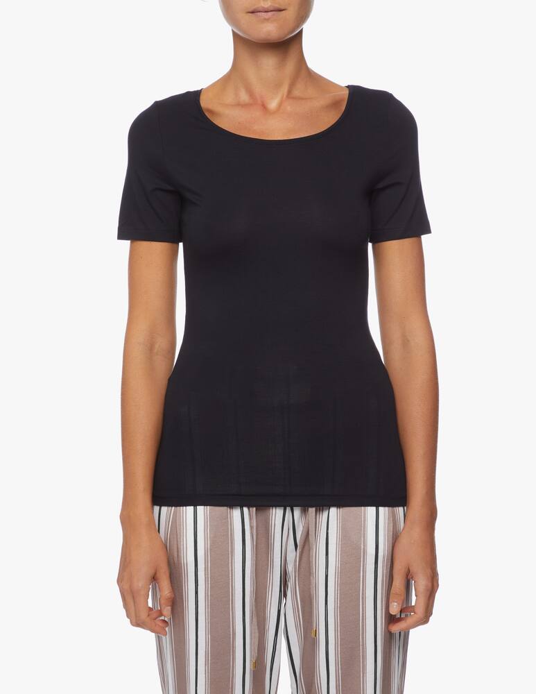 rinascente Hanro Short sleeve top soft touch