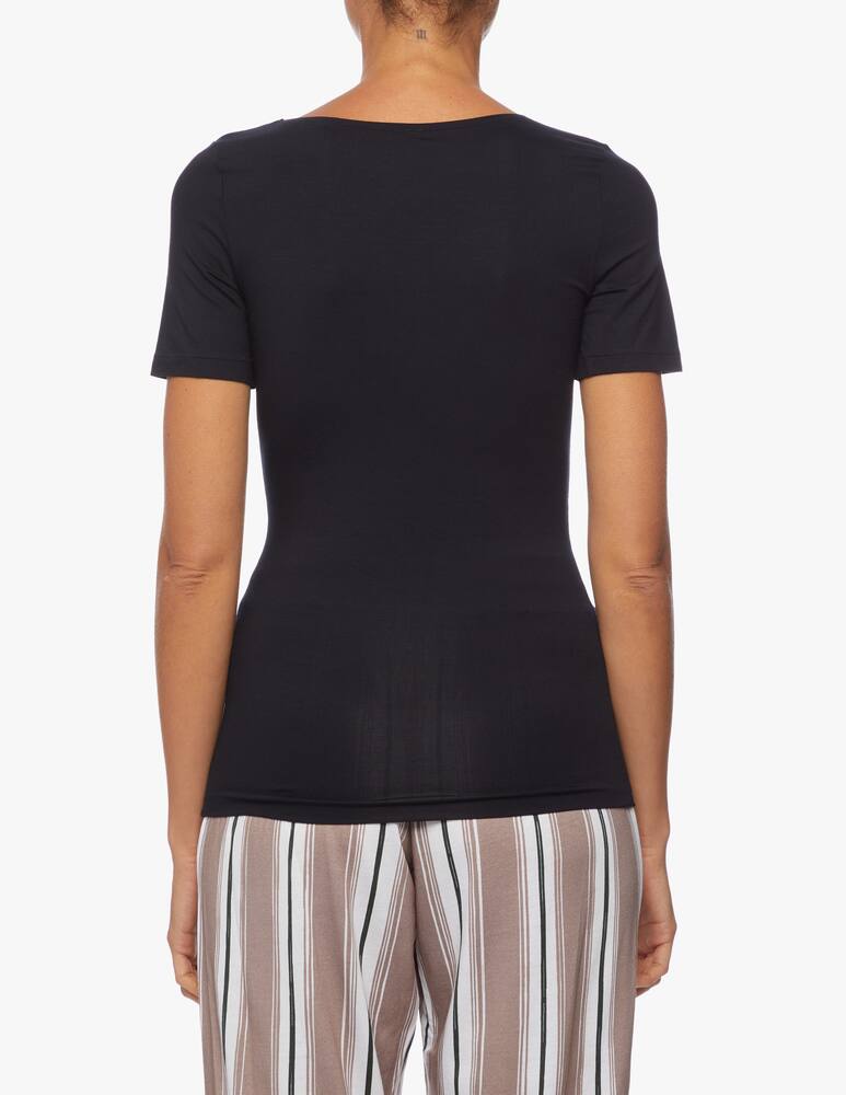 rinascente Hanro Short sleeve top soft touch