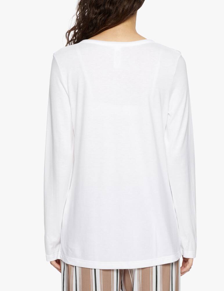 rinascente Hanro Henley long sleeve top