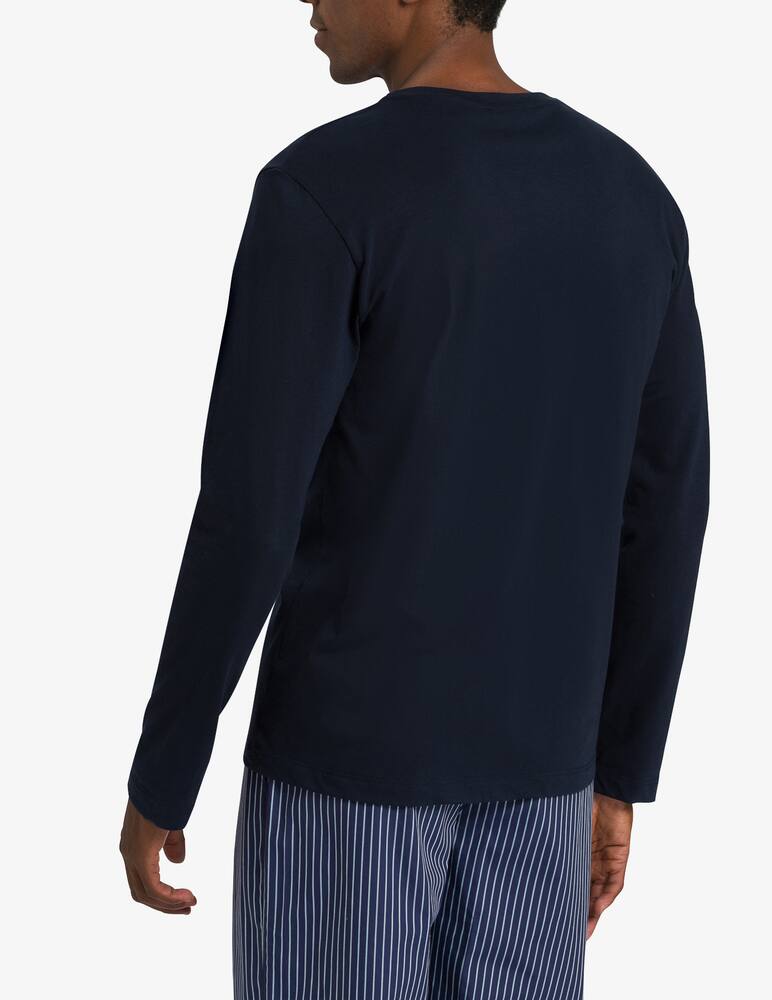 rinascente Hanro Camicia pigiama manica lunga  - Blu