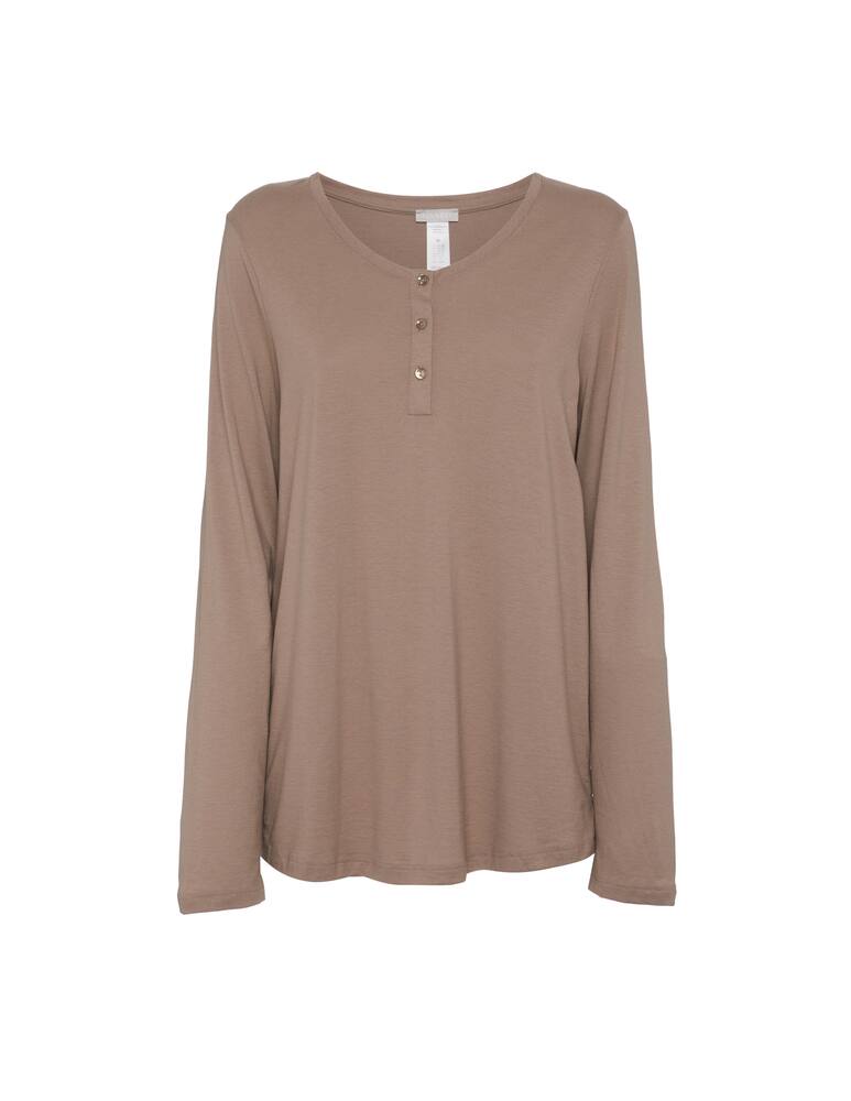 rinascente Hanro Henley long sleeve top