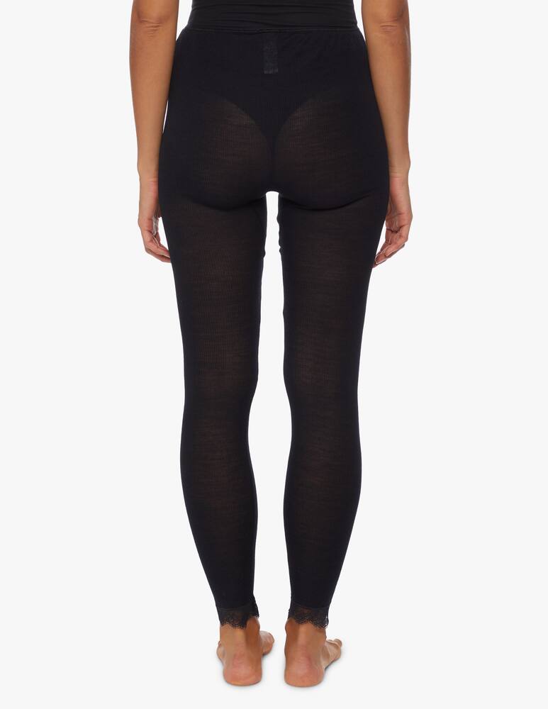 rinascente Hanro Woolen lace leggings