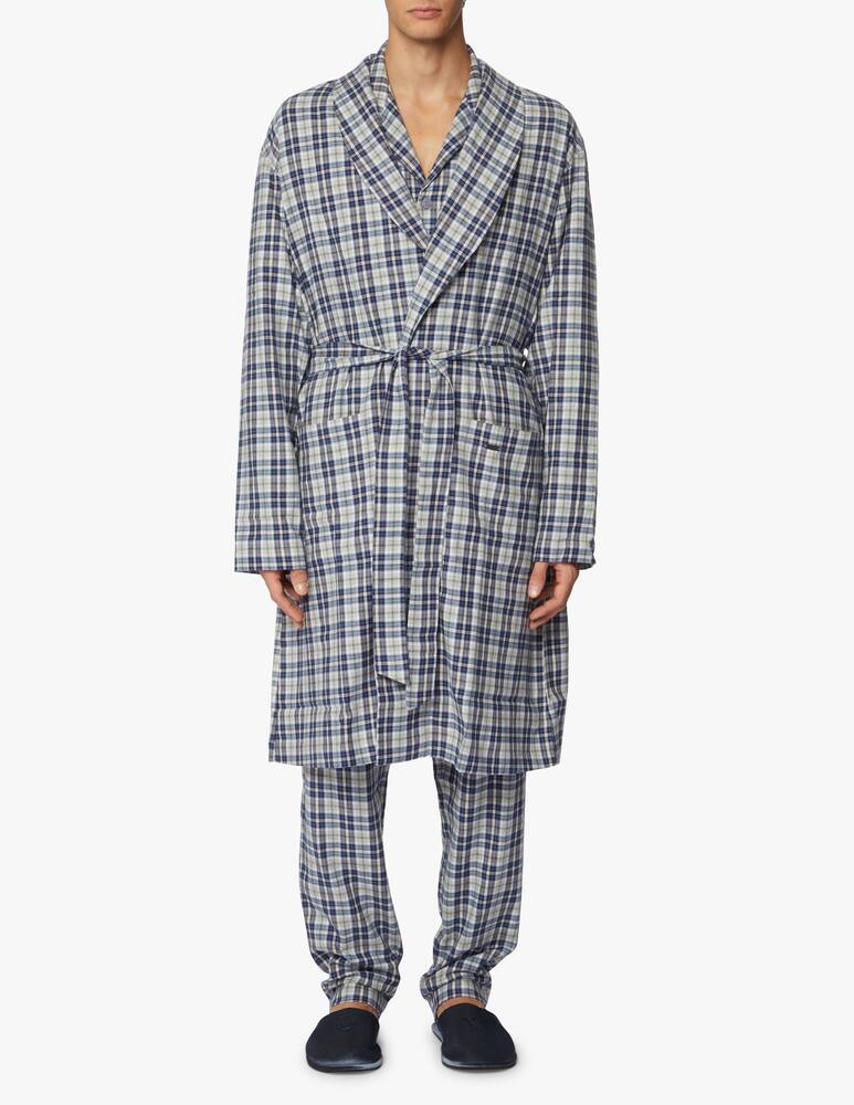 rinascente Hanro Check winter gown