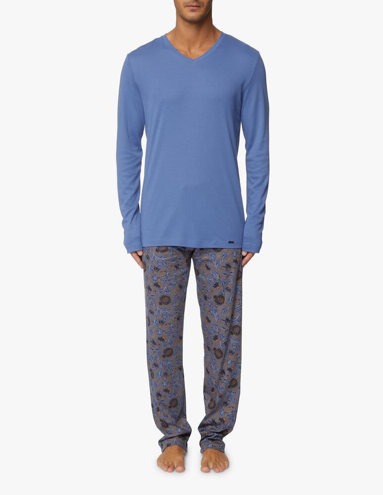rinascente Hanro Interlock tie print pajamas