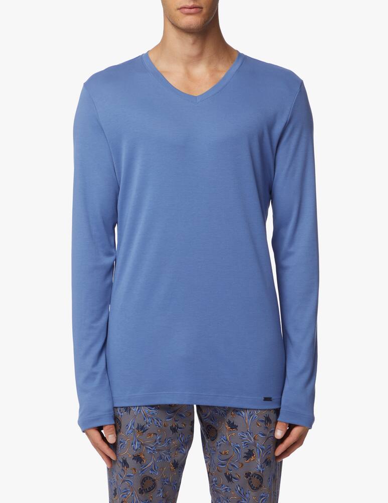 rinascente Hanro Interlock tie print pajamas