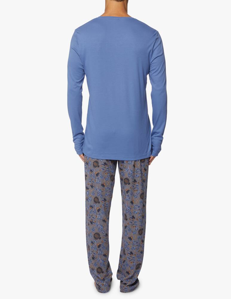 rinascente Hanro Interlock tie print pajamas