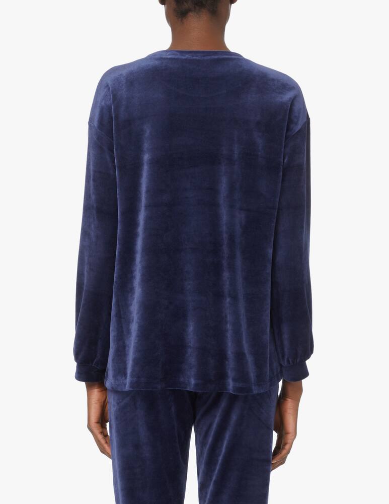 rinascente Hanro Velvet long sleeve top