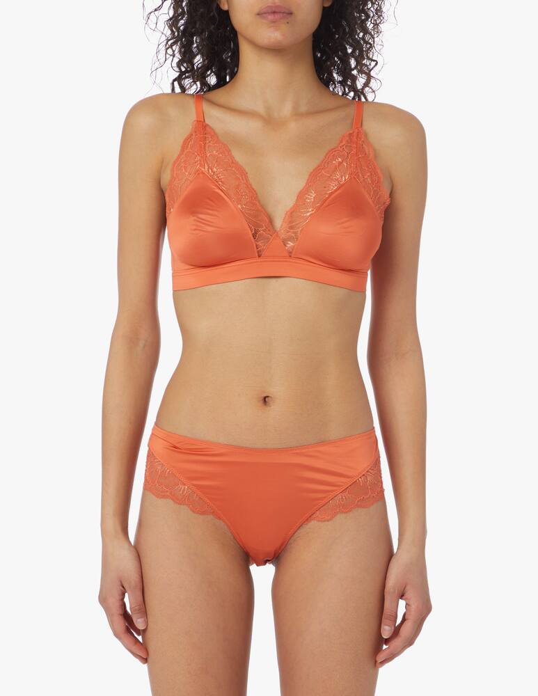 Hanro Juna soft cup bra - orange - picture 2 Hanro Juna soft cup bra - orange - picture 2