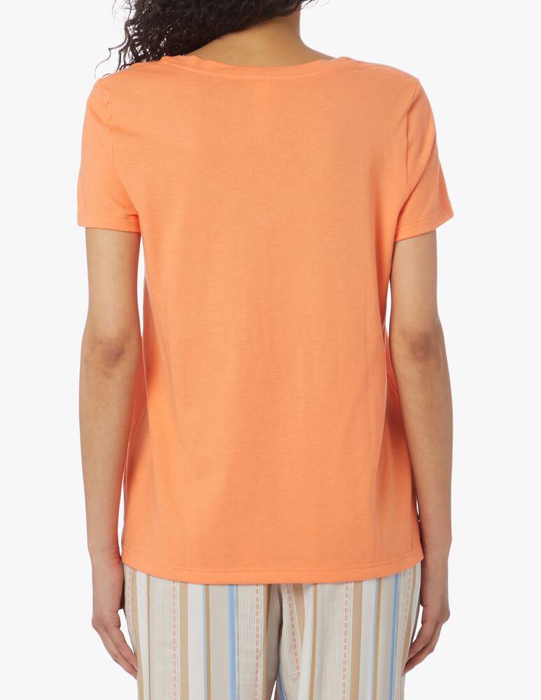 rinascente Hanro Sleep & Lounge short sleeved top - orange