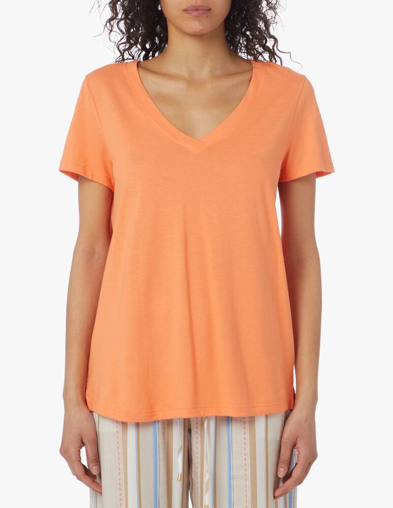rinascente Hanro Sleep & Lounge short sleeved top - orange