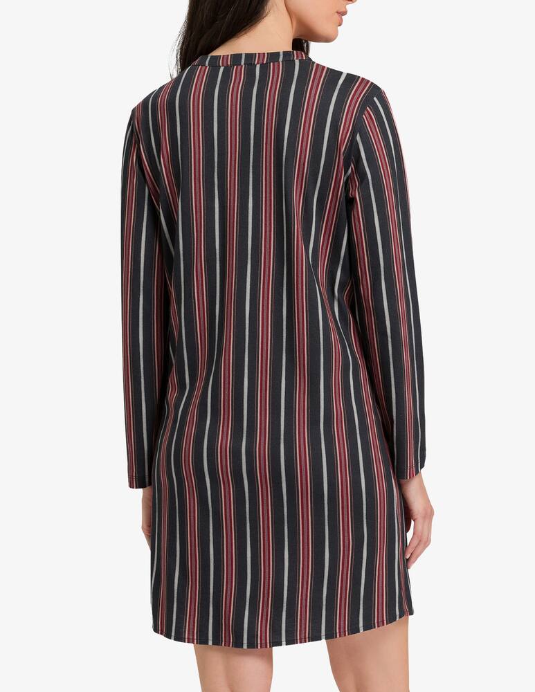 rinascente Hanro Camicia da notte a manica lunga - Rosso