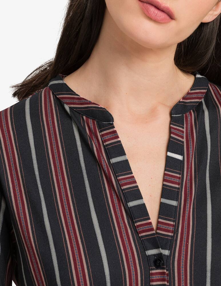 rinascente Hanro Camicia da notte a manica lunga - Rosso