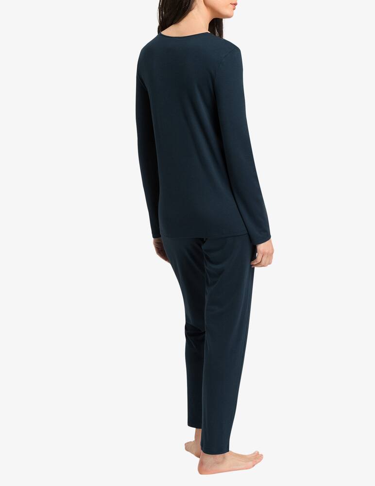 rinascente Hanro Pigiama a manicalunga - Blu