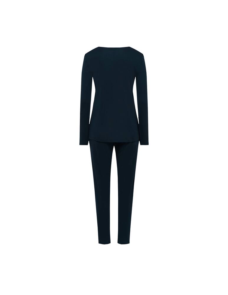 rinascente Hanro Pigiama a manicalunga - Blu