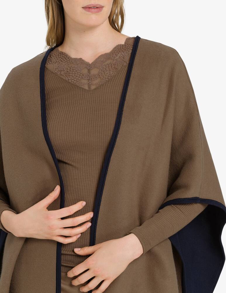 Hanro Poncho - Blu - immagine 5