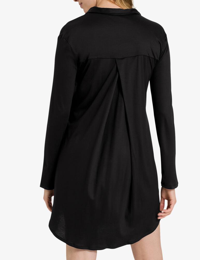 rinascente Hanro Camicia da notte a manica lunga - Nero