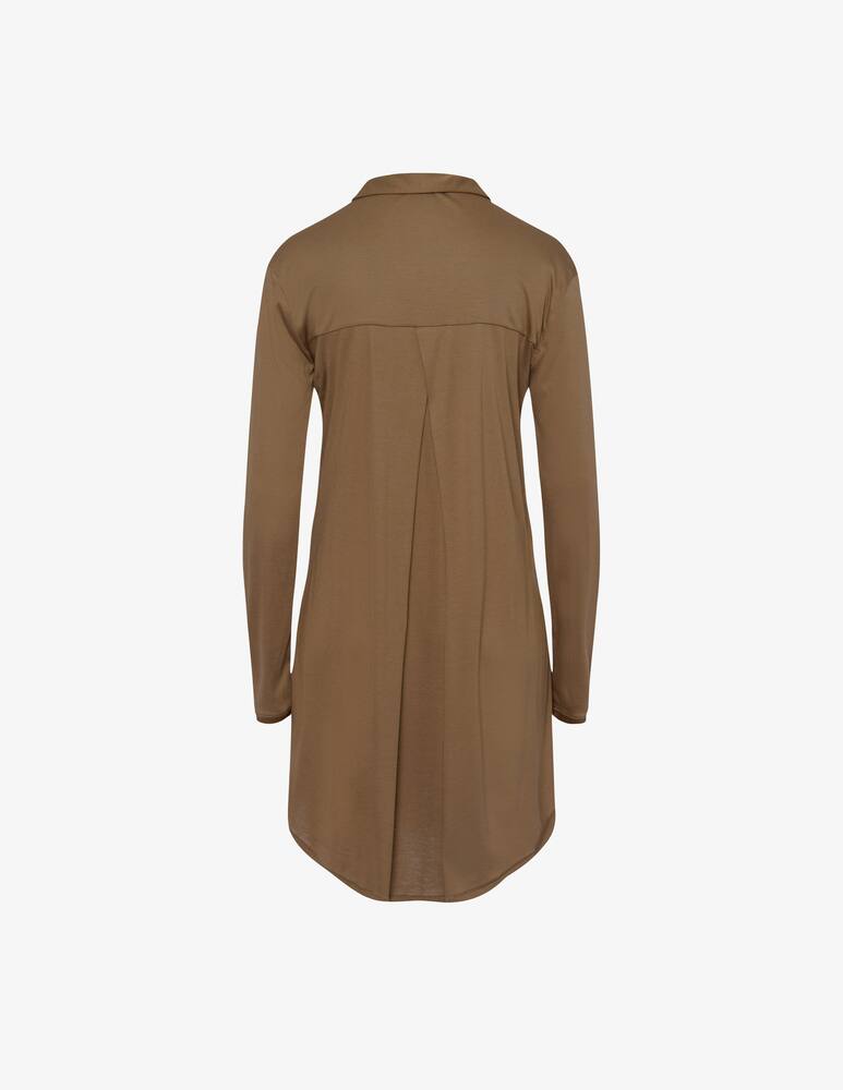 rinascente Hanro Camicia da notte a manica lunga - Marrone