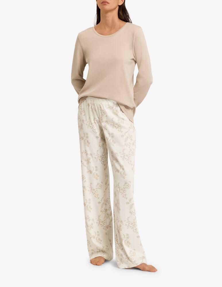 rinascente Hanro Long sleeve cotton top