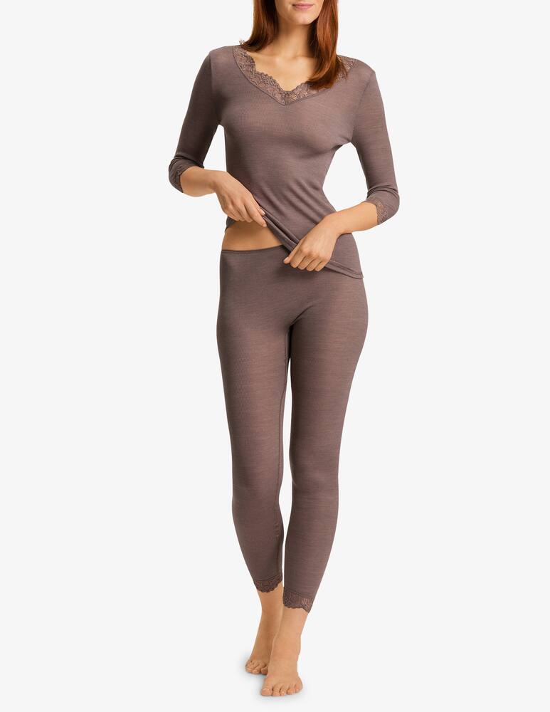 rinascente Hanro Wool and silk leggings