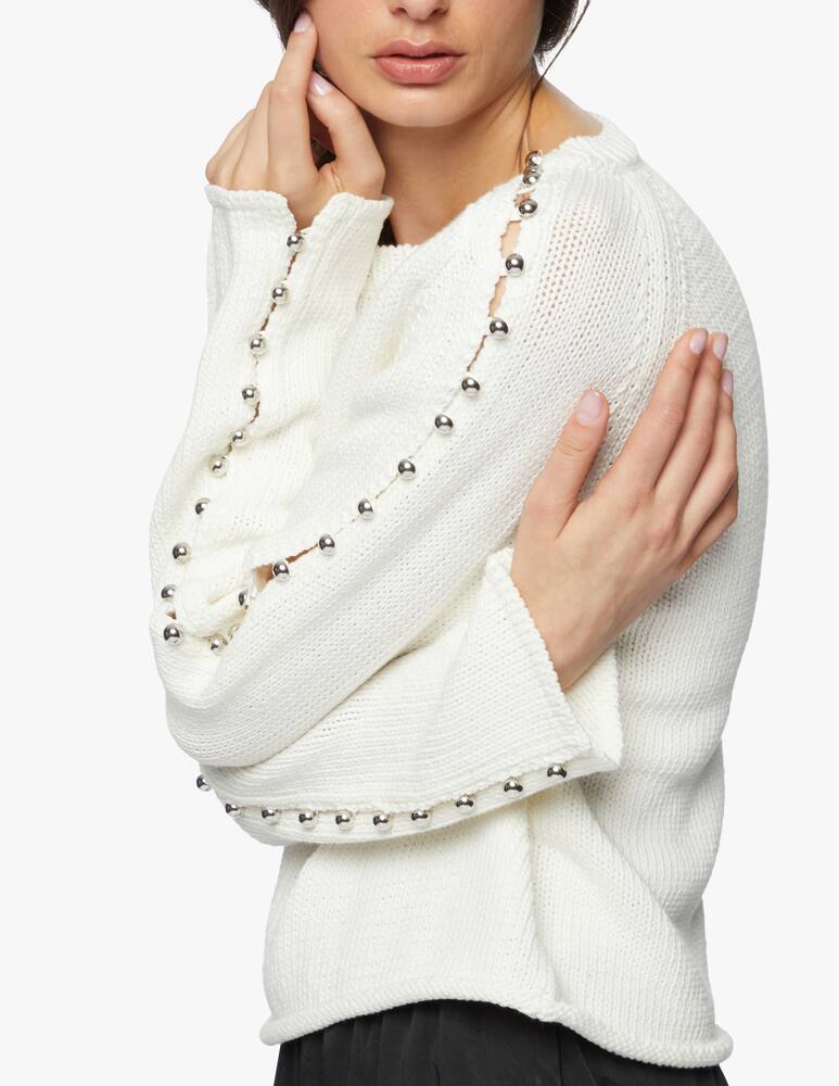 3.1 Phillip Lim Maglione a manica lunga con scollo a barca - immagine 4 3.1 Phillip Lim Maglione a manica lunga con scollo a barca - immagine 4