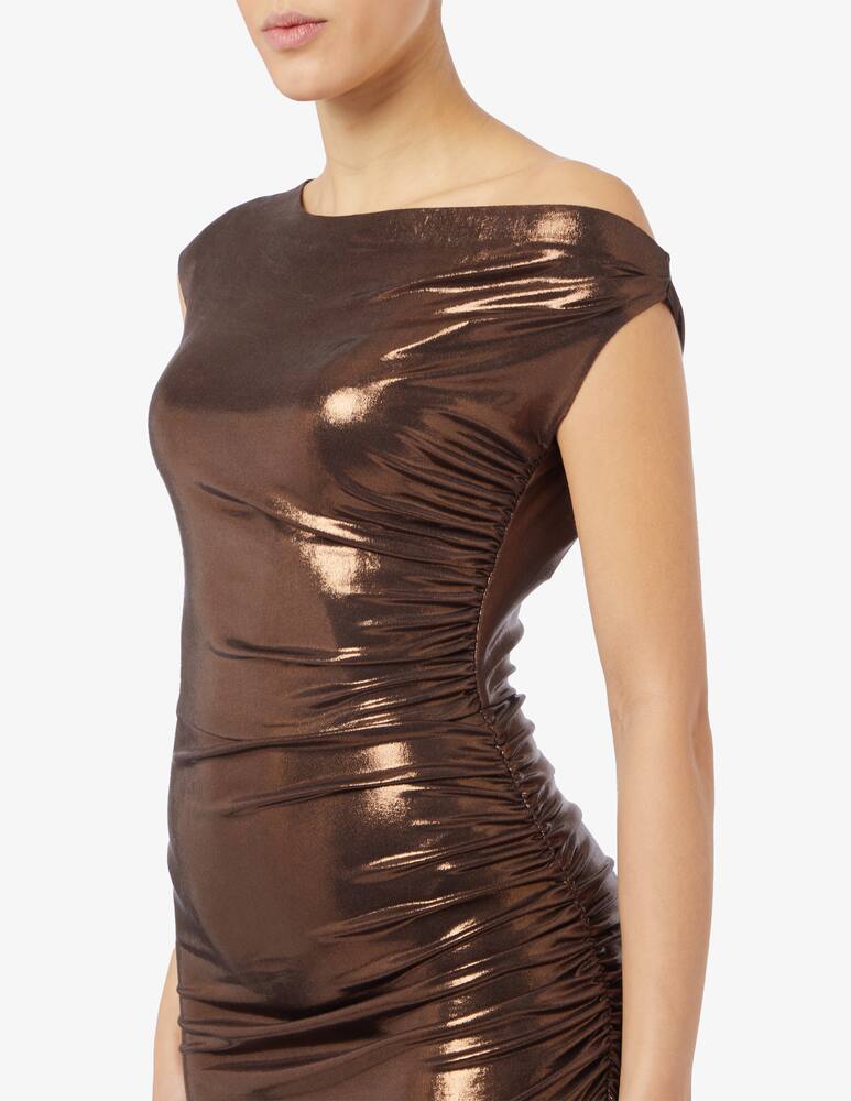 rinascente Norma Kamali Side drape gown