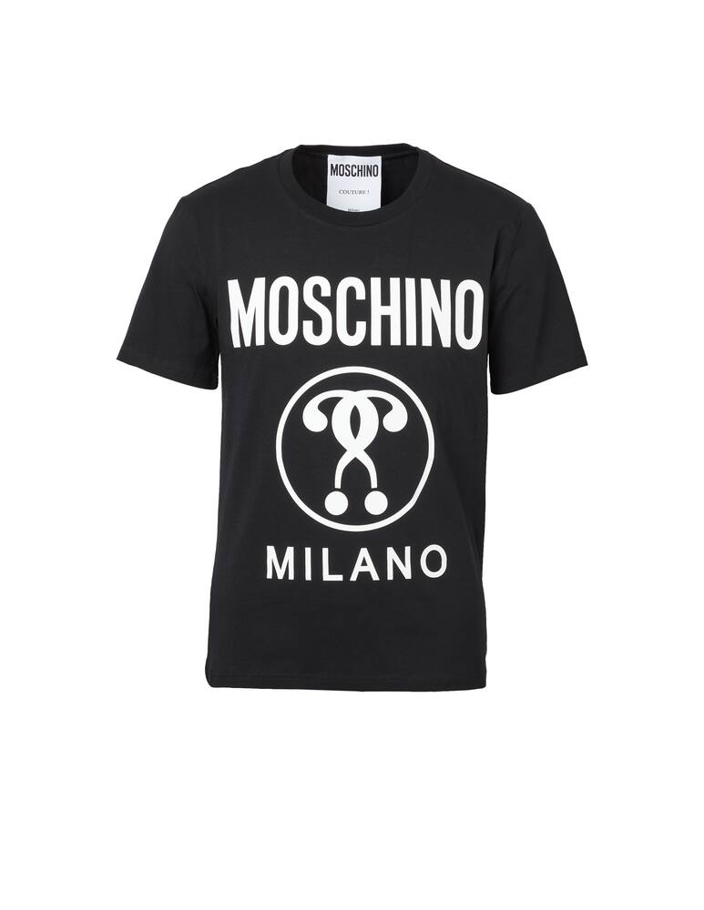 rinascente Moschino Double mark logo t-shirt