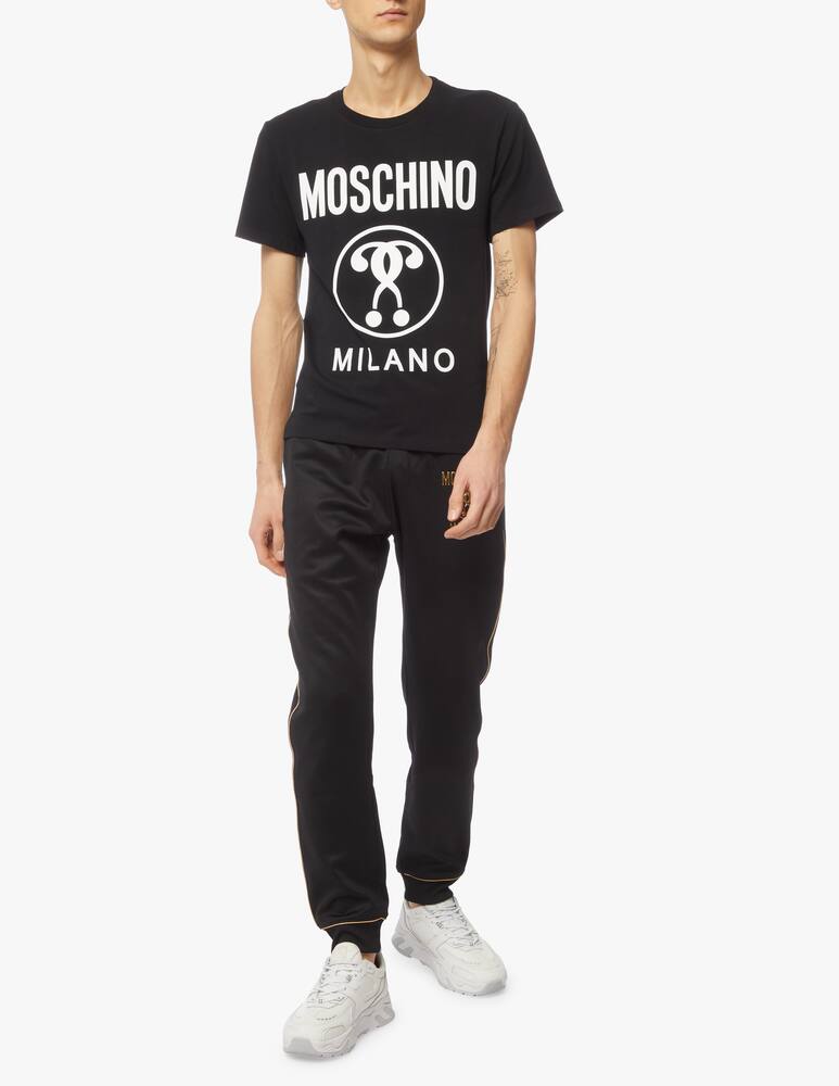 rinascente Moschino Double mark logo t-shirt