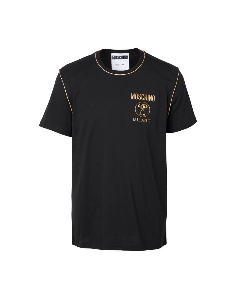 rinascente Moschino T-shirt con logo oro