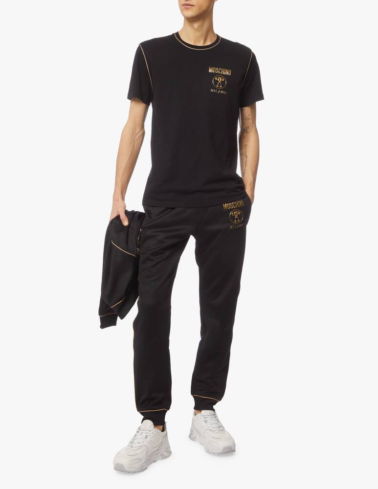 rinascente Moschino T-shirt con logo oro