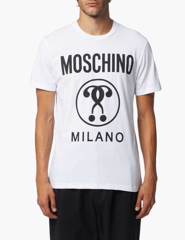 rinascente Moschino Couture Logo question mark t-shirt