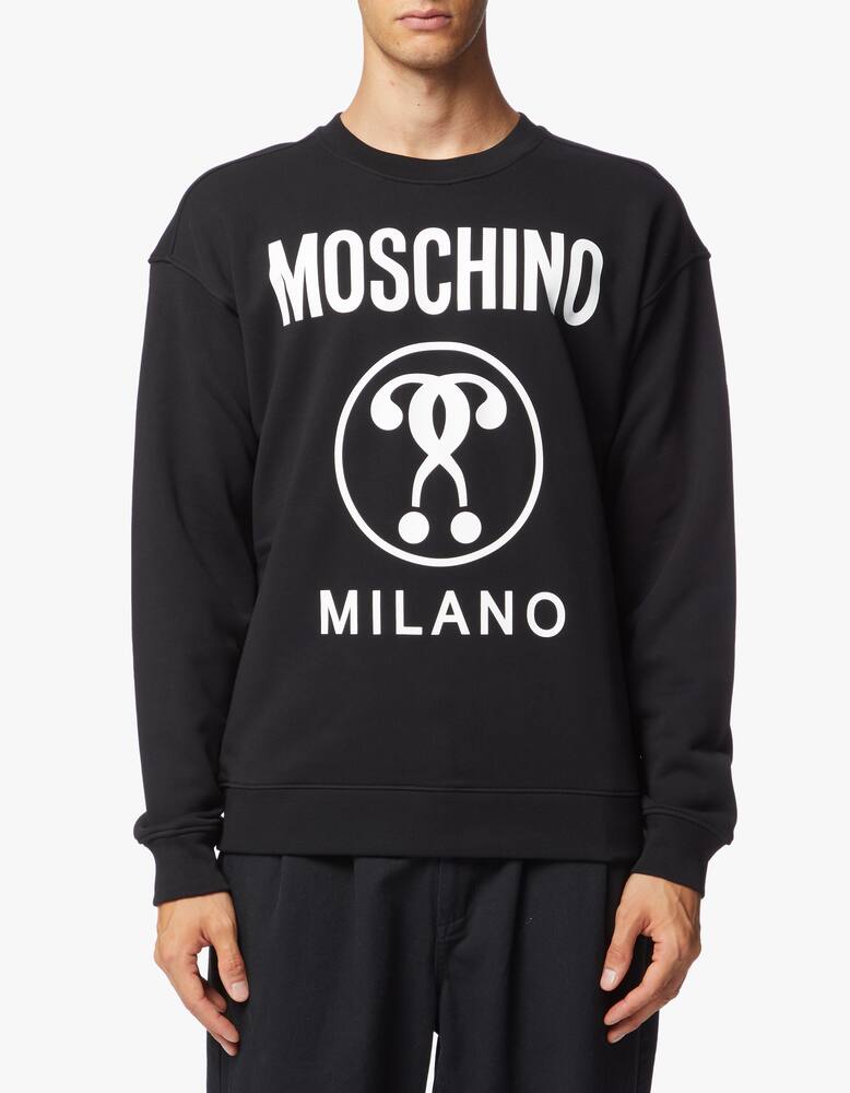 rinascente Moschino Couture Felpa girocollo logo question mark